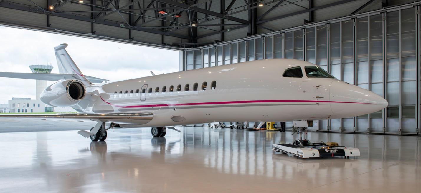 Falcon 7X Hangar Shot